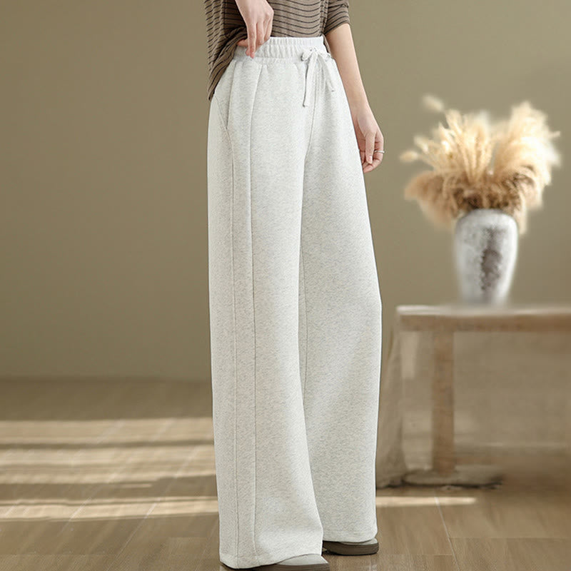 Tactile Cotton Wide-Leg Mindful Meditation Pants