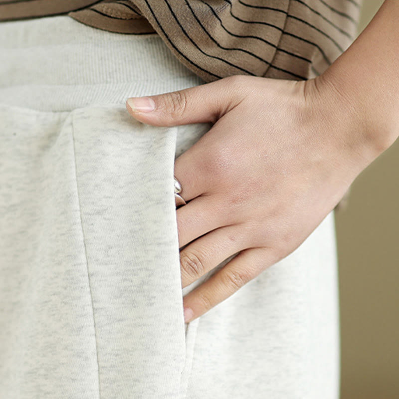 Tactile Cotton Wide-Leg Mindful Meditation Pants