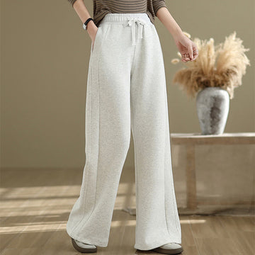 Tactile Cotton Wide-Leg Mindful Meditation Pants