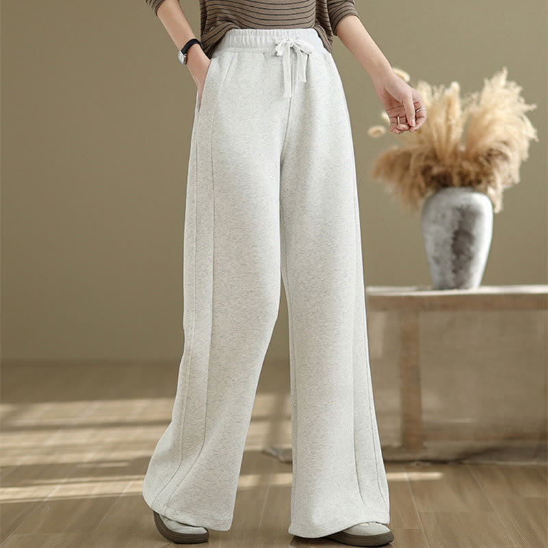 Tactile Cotton Wide-Leg Mindful Meditation Pants