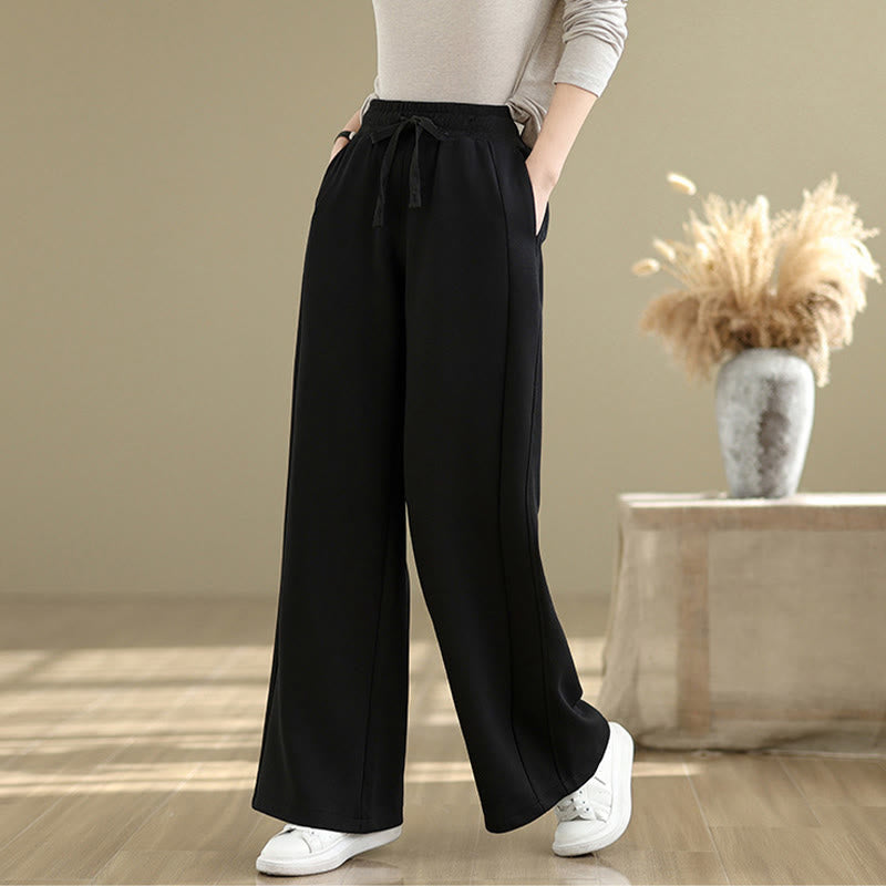 Tactile Cotton Wide-Leg Mindful Meditation Pants