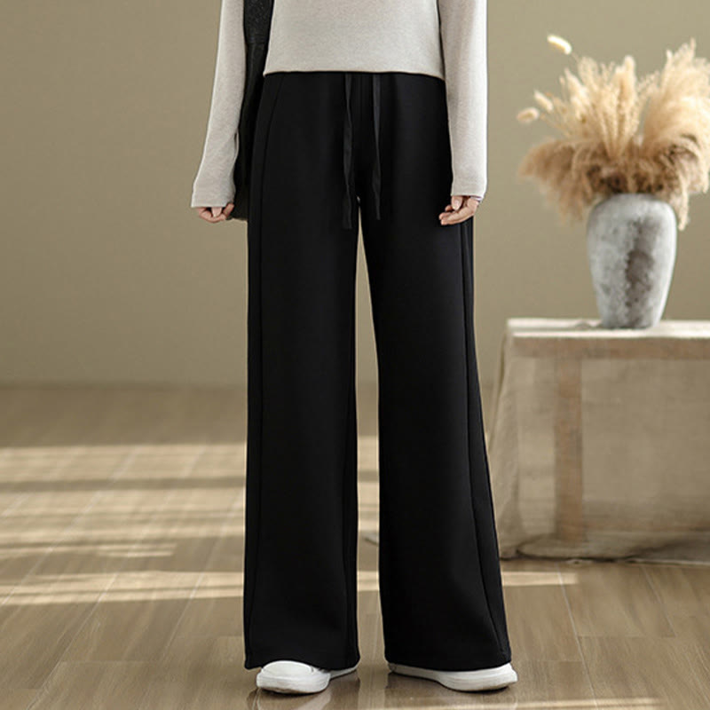 Tactile Cotton Wide-Leg Mindful Meditation Pants