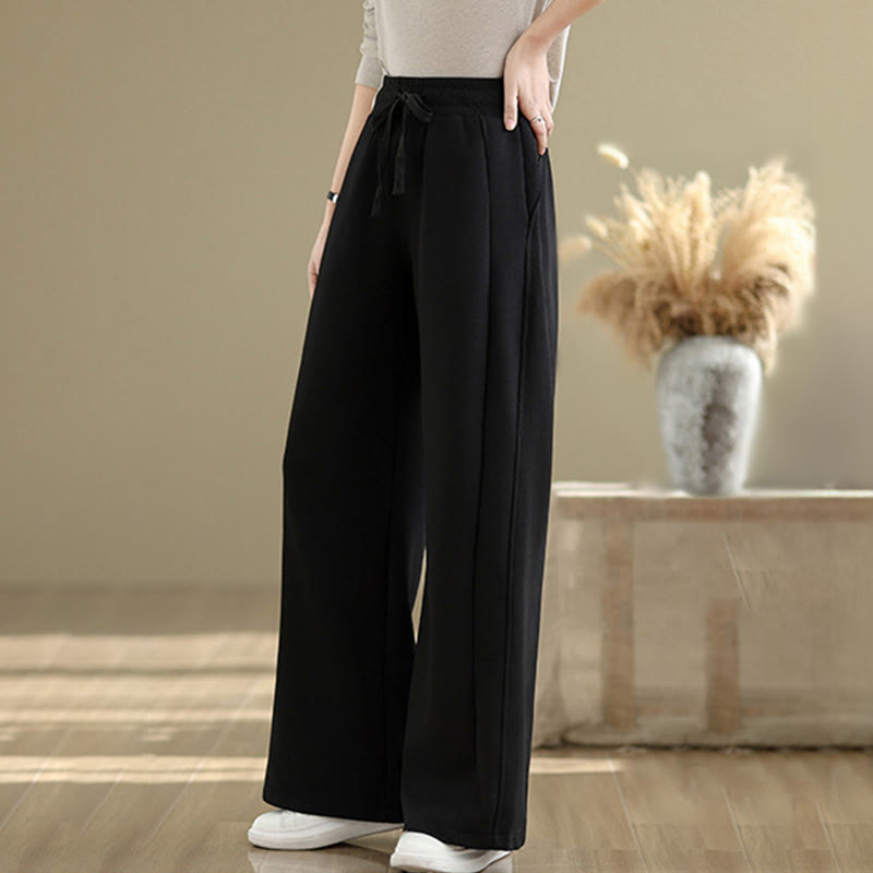 Tactile Cotton Wide-Leg Mindful Meditation Pants