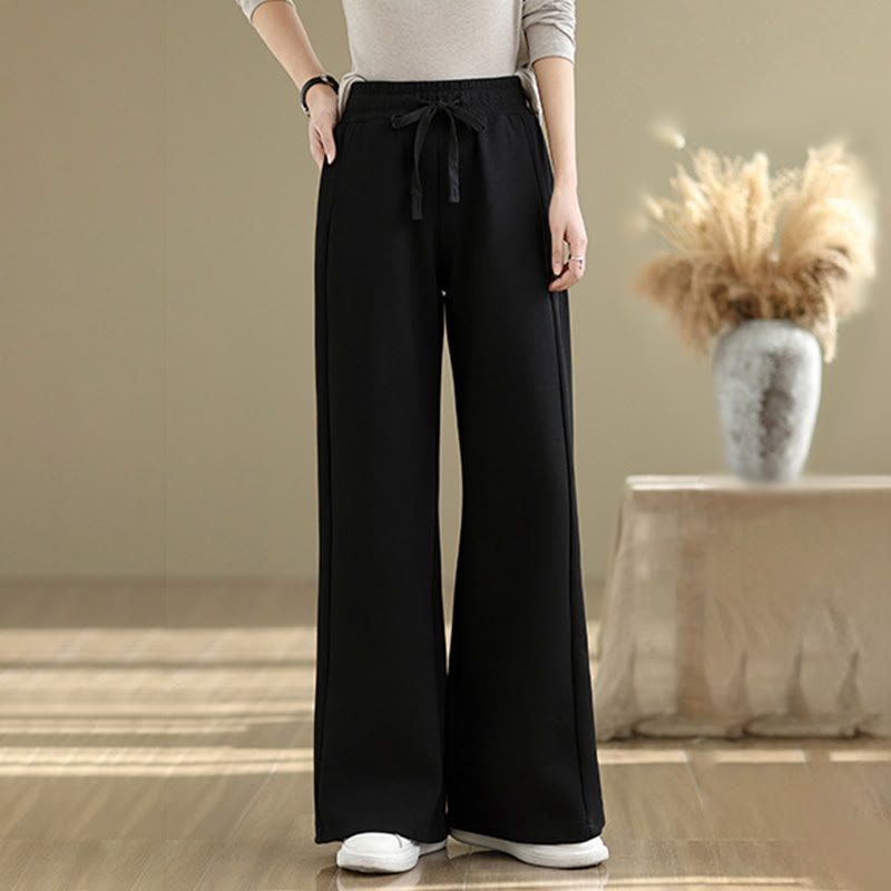 Tactile Cotton Wide-Leg Mindful Meditation Pants