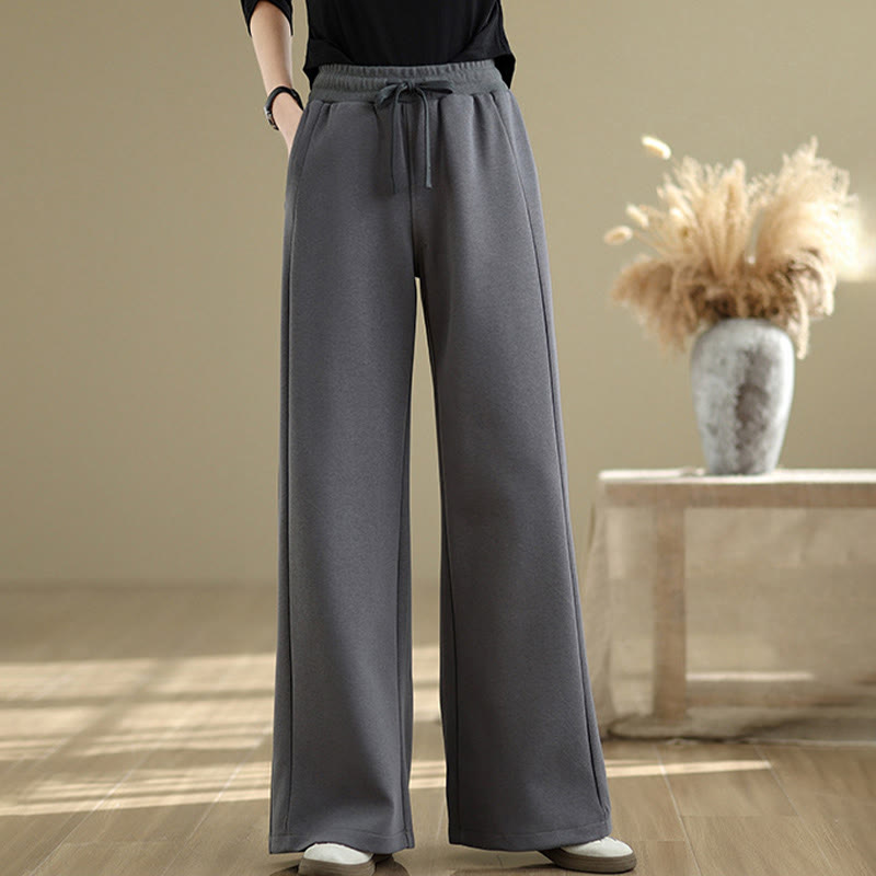 Tactile Cotton Wide-Leg Mindful Meditation Pants
