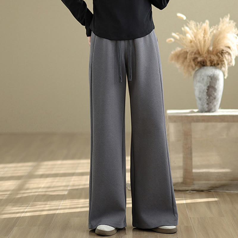 Tactile Cotton Wide-Leg Mindful Meditation Pants
