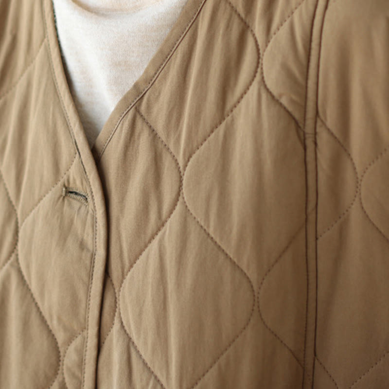 Structured Padded Cotton Slim-Fit Grounding Coat