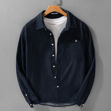 Structured Breathable Slim-Fit Lapel Minimalist Autumn Jacket