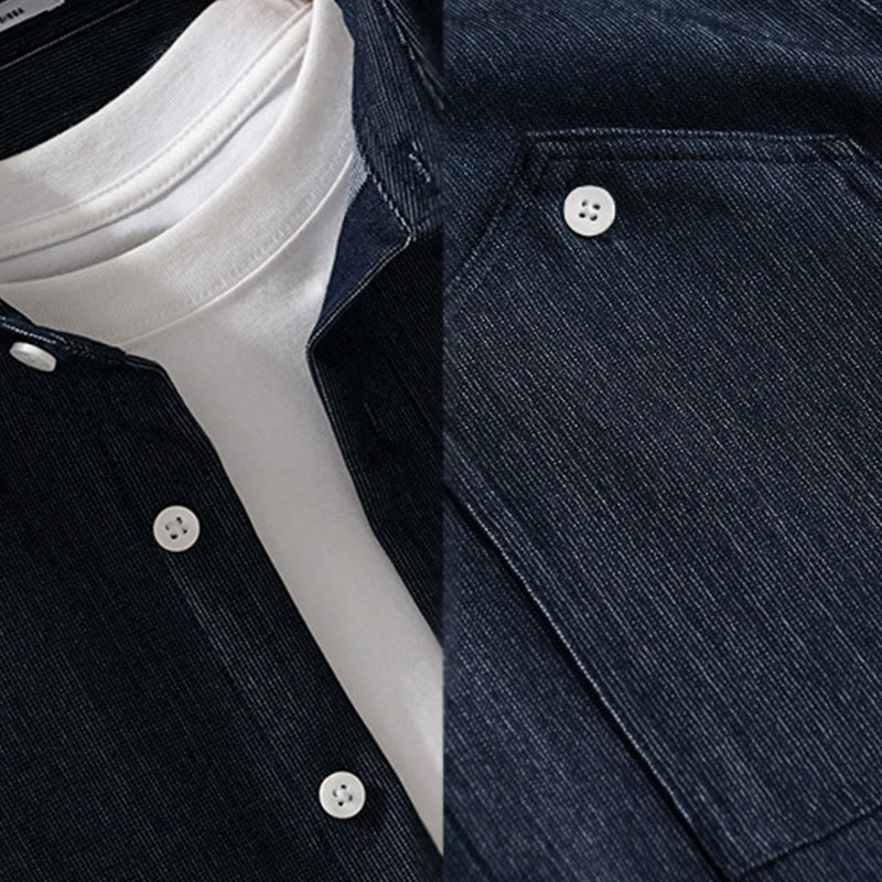 Structured Breathable Slim-Fit Lapel Minimalist Autumn Jacket