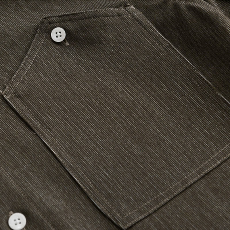Structured Breathable Slim-Fit Lapel Minimalist Autumn Jacket