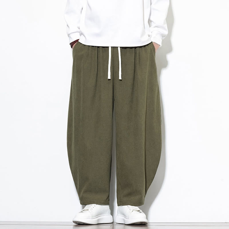 Pure Cotton Ankle-Length Meditation Harem Pants