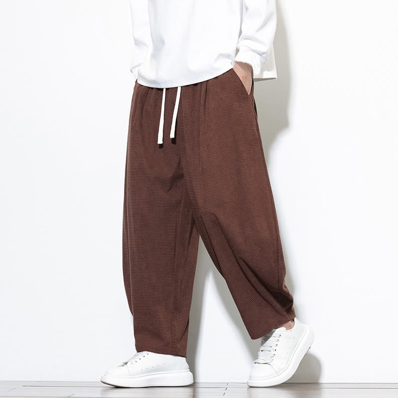 Pure Cotton Ankle-Length Meditation Harem Pants