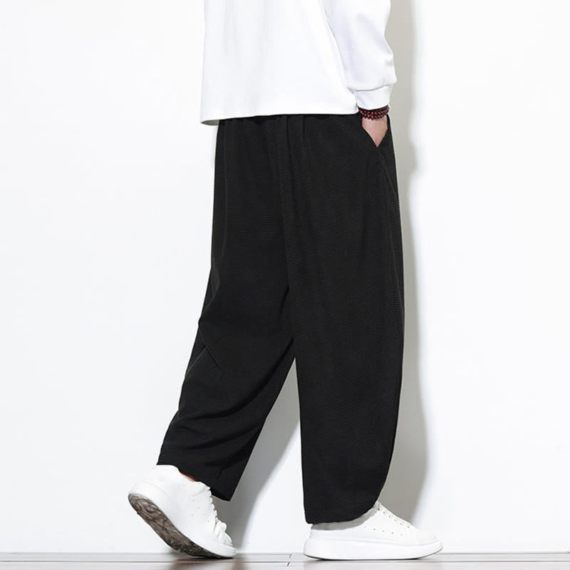 Pure Cotton Ankle-Length Meditation Harem Pants