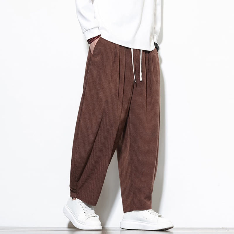 Pure Cotton Ankle-Length Meditation Harem Pants