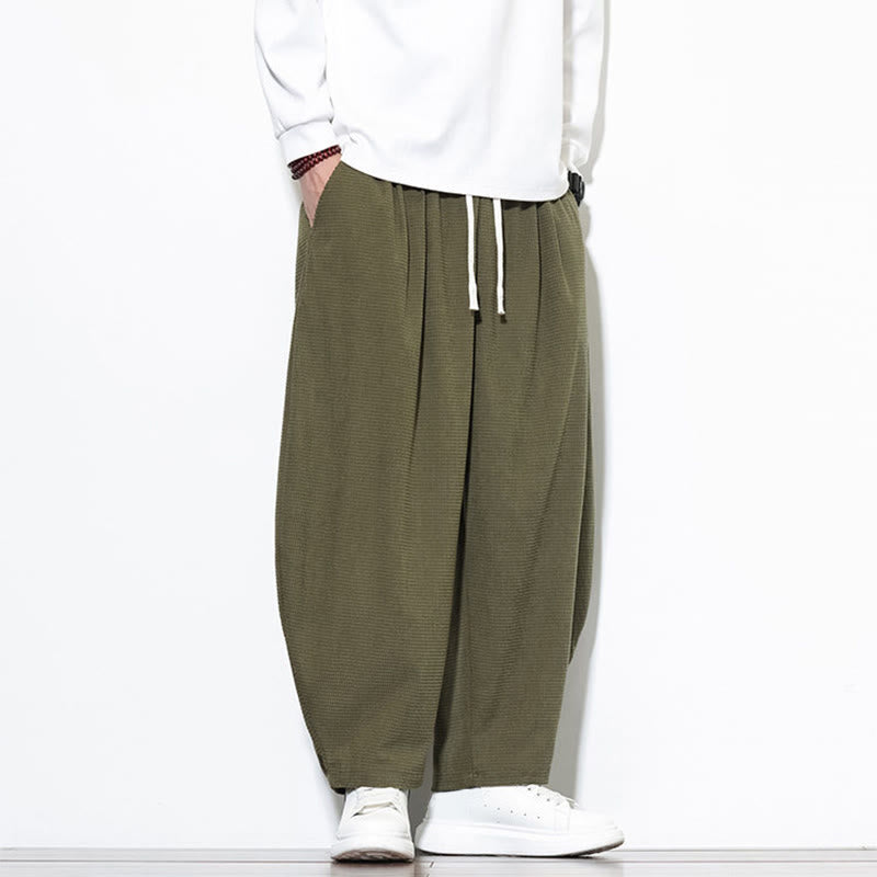 Pure Cotton Ankle-Length Meditation Harem Pants