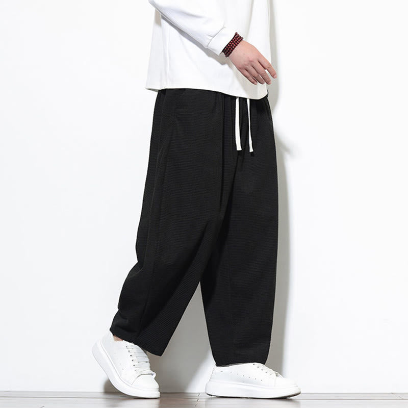 Pure Cotton Ankle-Length Meditation Harem Pants