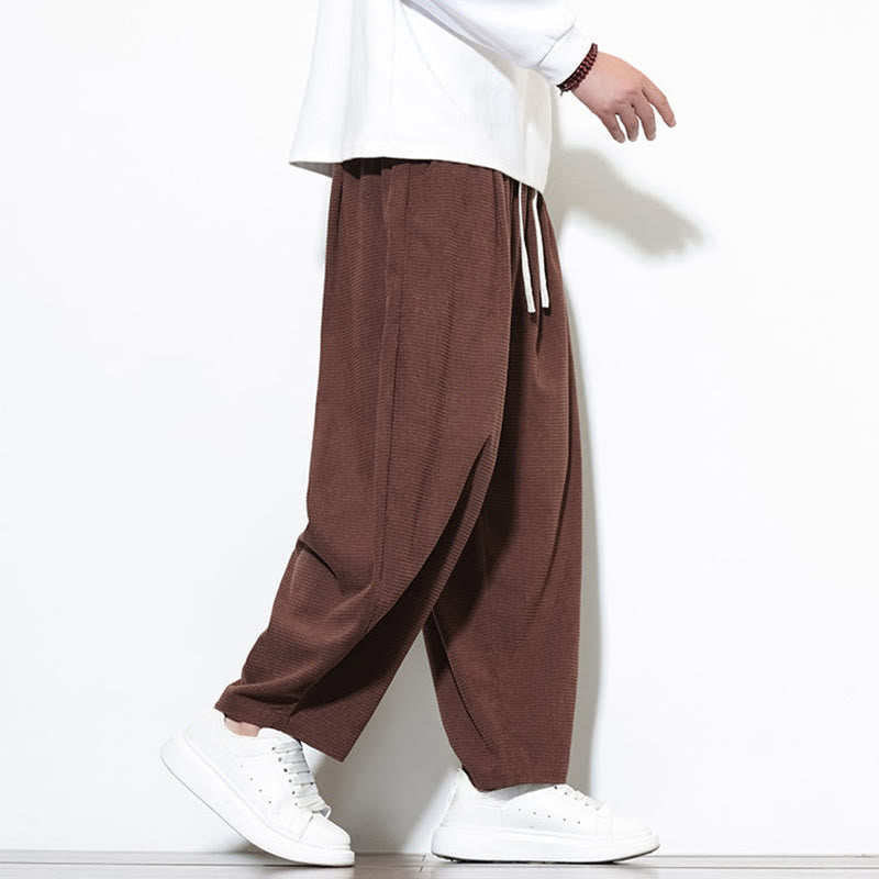 Pure Cotton Ankle-Length Meditation Harem Pants