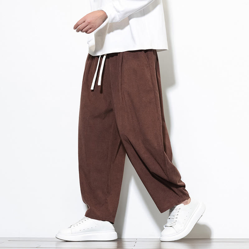 Pure Cotton Ankle-Length Meditation Harem Pants