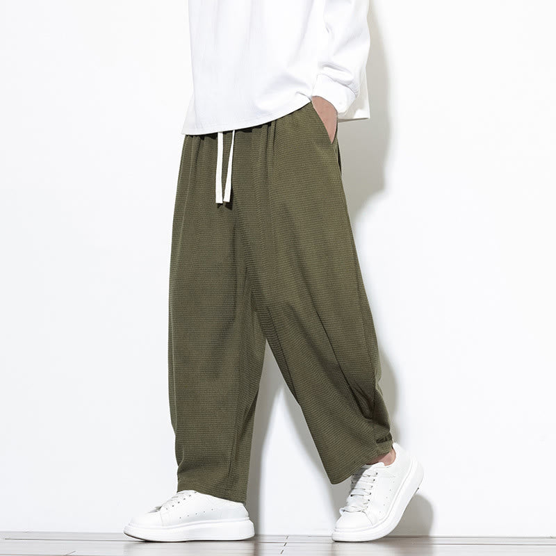 Pure Cotton Ankle-Length Meditation Harem Pants