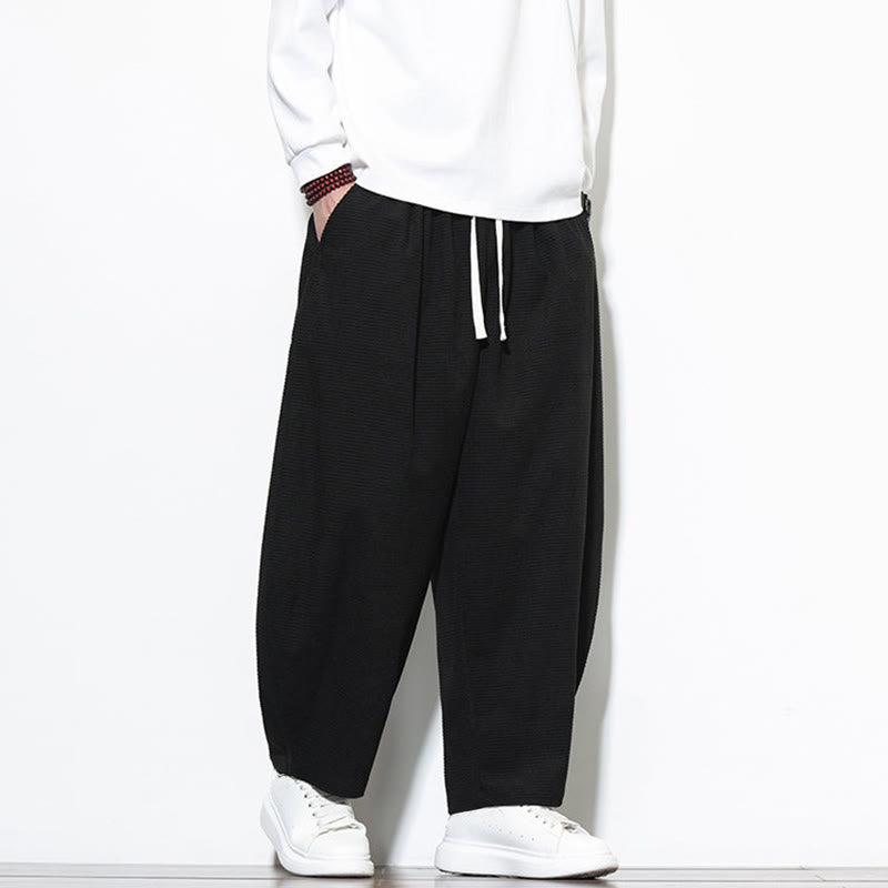 Pure Cotton Ankle-Length Meditation Harem Pants