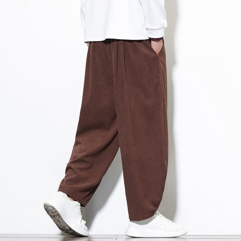 Pure Cotton Ankle-Length Meditation Harem Pants