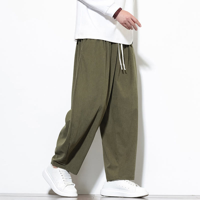 Pure Cotton Ankle-Length Meditation Harem Pants