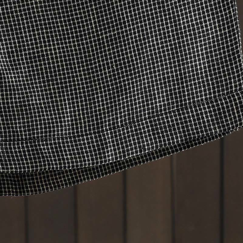 Tactile Cotton Color-Blocked Straight-Leg Meditation Pants