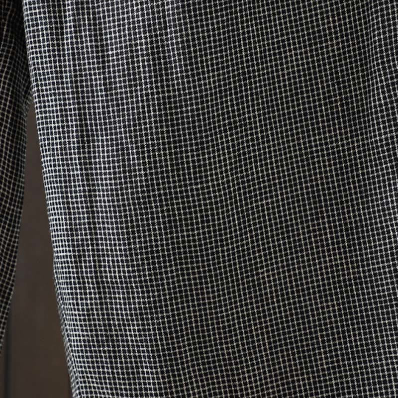 Tactile Cotton Color-Blocked Straight-Leg Meditation Pants