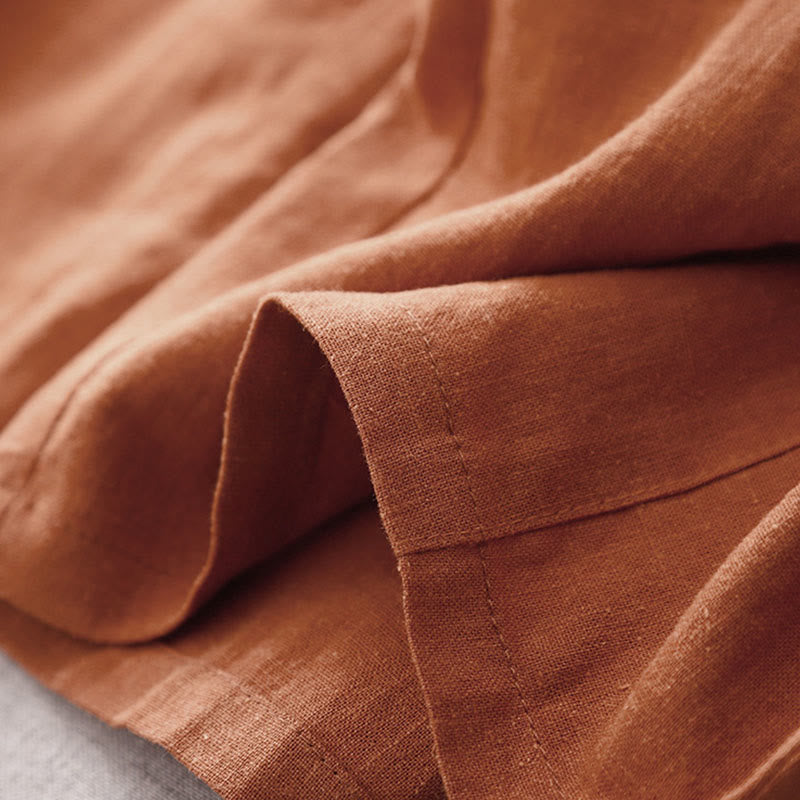 Breathable Cotton Slim-Fit 7/8 Length Meditation Trousers