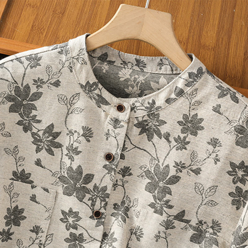 Polyester Slim-Fit Crew Neck Printed Long Sleeve Shirt