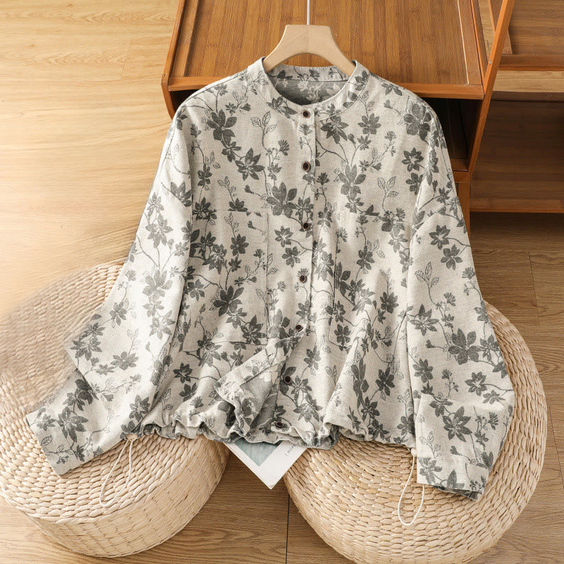 Polyester Slim-Fit Crew Neck Printed Long Sleeve Shirt