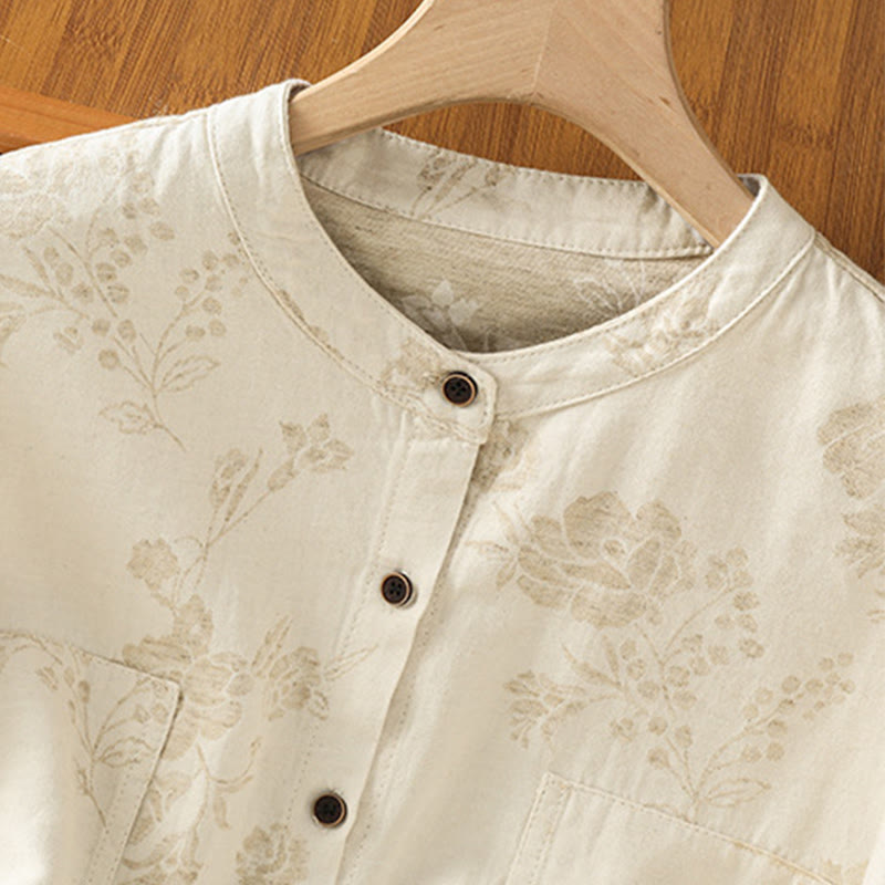 Polyester Slim-Fit Crew Neck Printed Long Sleeve Shirt