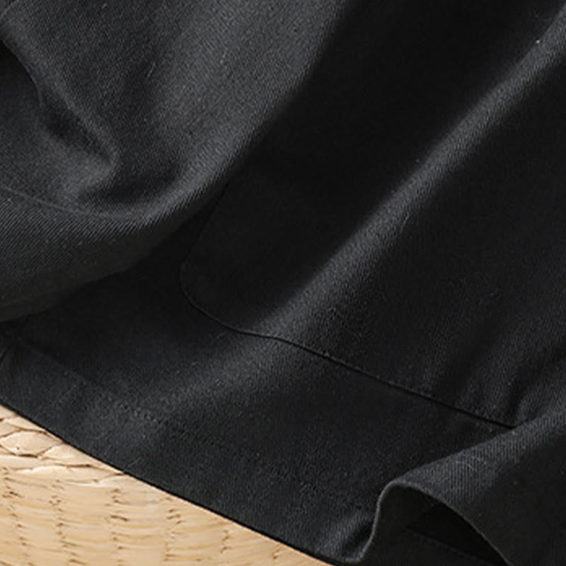 Tactile Cotton Stand Collar Mindful Movement Shirt