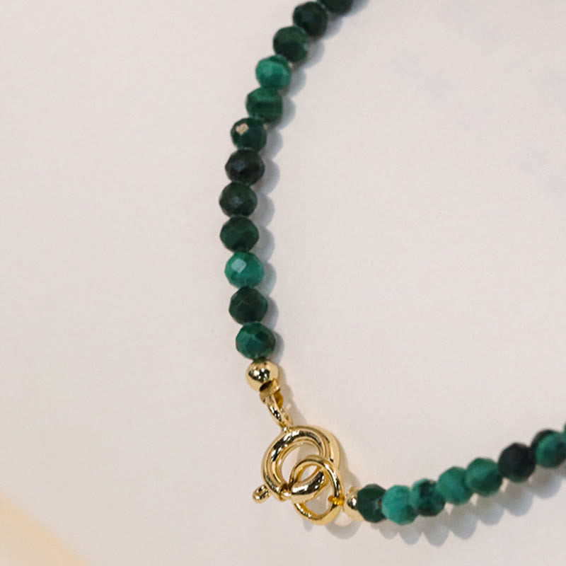 3mm Natural Malachite Ultra-thin Beads Anti-anxiety Bracelet