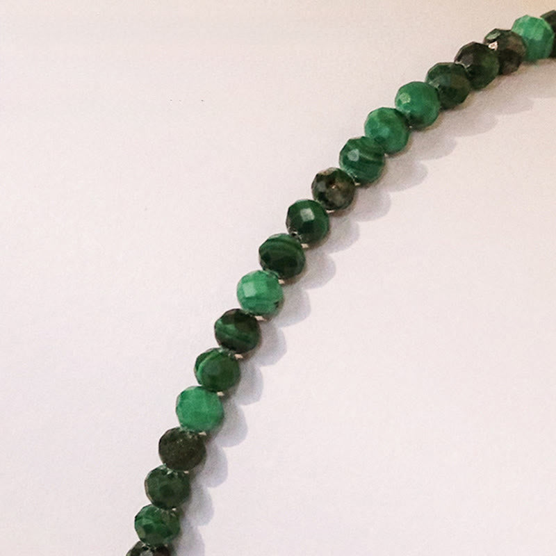 3mm Natural Malachite Ultra-thin Beads Anti-anxiety Bracelet