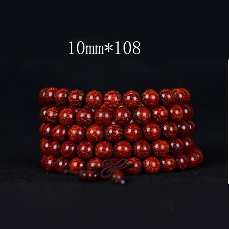 Tibetan Small Leaf Red Sandalwood Balance Bracelet