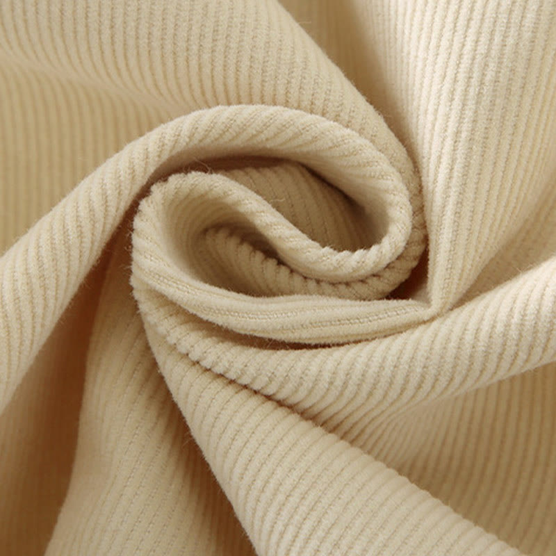 Pure Cotton Corduroy Structured Daily Mindful Shirt