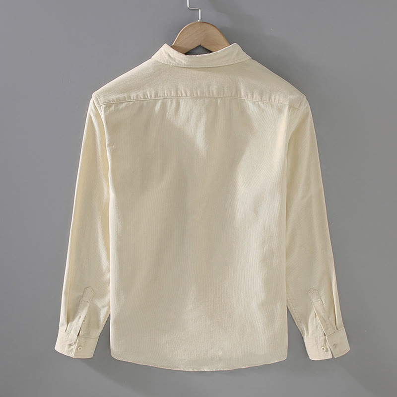 Pure Cotton Corduroy Structured Daily Mindful Shirt