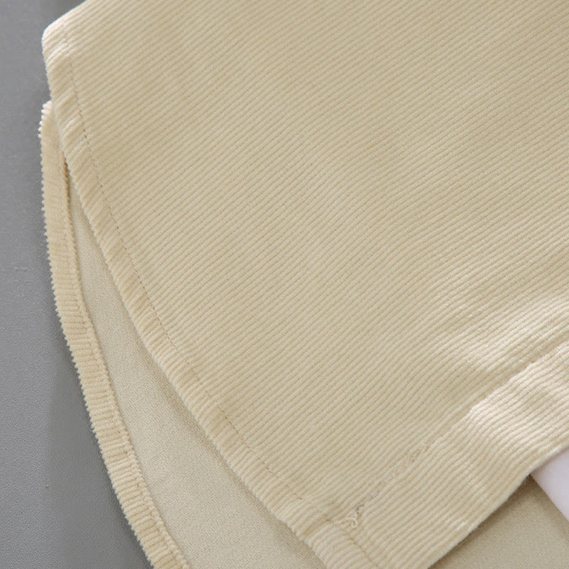 Pure Cotton Corduroy Structured Daily Mindful Shirt