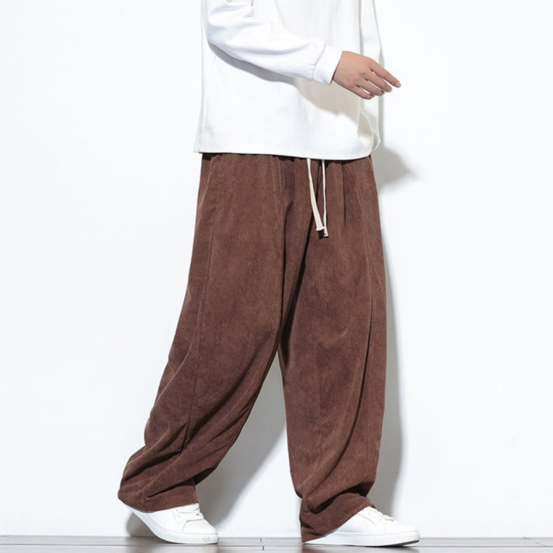 Pure Cotton Corduroy Grounding Harem Meditation Pants