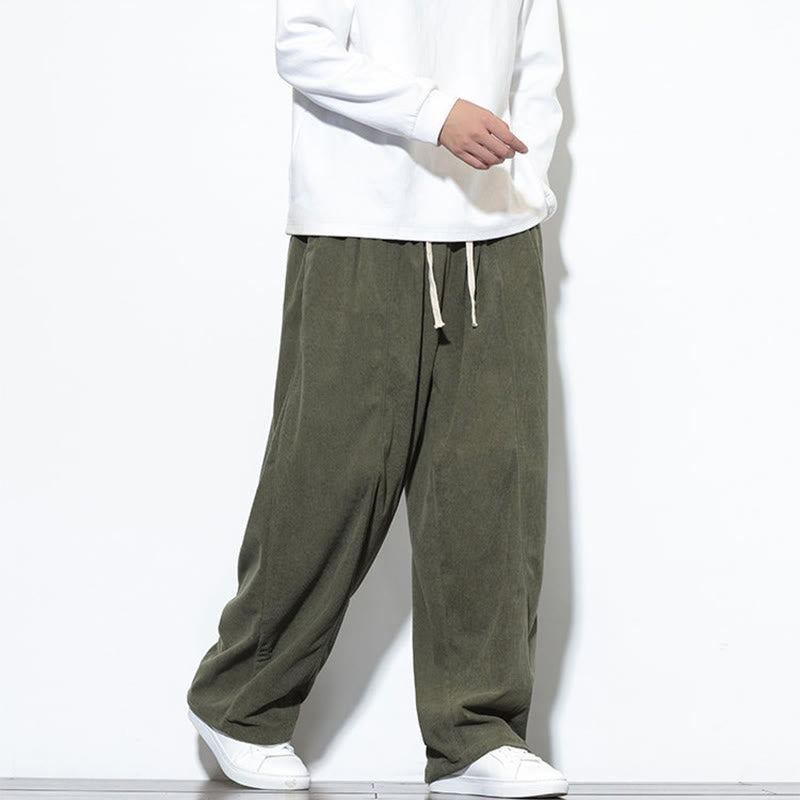 Pure Cotton Corduroy Grounding Harem Meditation Pants