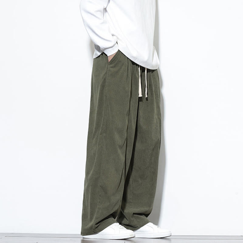 Pure Cotton Corduroy Grounding Harem Meditation Pants