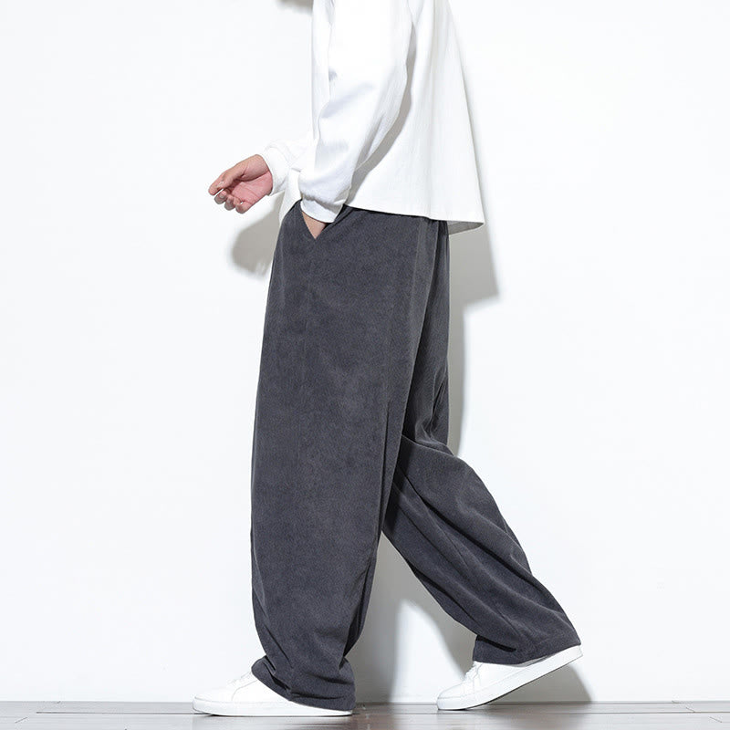 Pure Cotton Corduroy Grounding Harem Meditation Pants