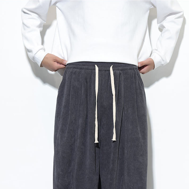 Pure Cotton Corduroy Grounding Harem Meditation Pants