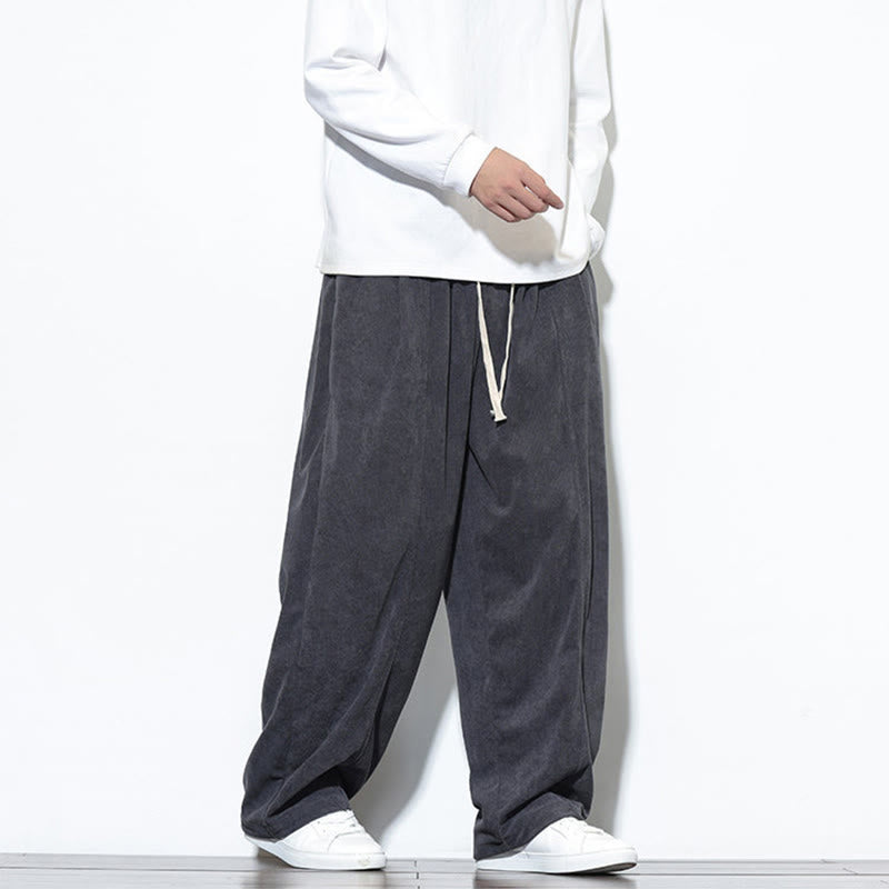 Pure Cotton Corduroy Grounding Harem Meditation Pants