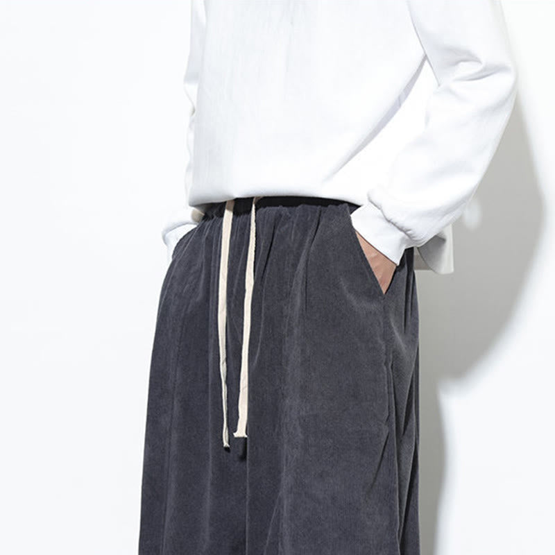 Pure Cotton Corduroy Grounding Harem Meditation Pants