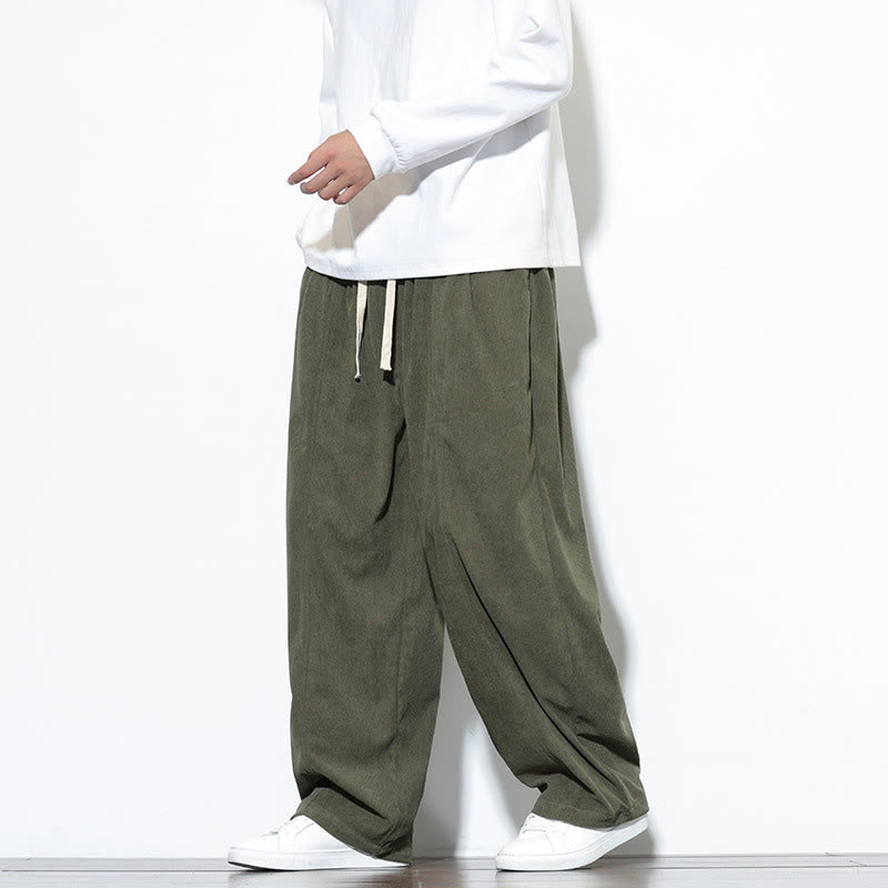Pure Cotton Corduroy Grounding Harem Meditation Pants