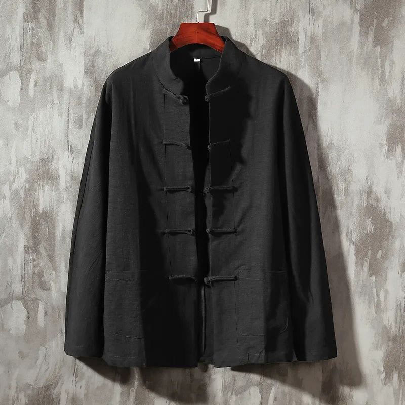 Stand Collar Tang Suit Casual Shirt