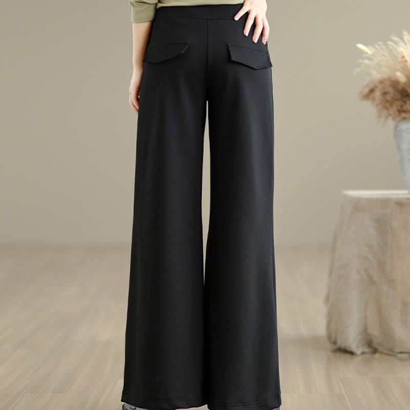 Tactile Cotton-Blend Wide-Leg Mindful Meditation Pants