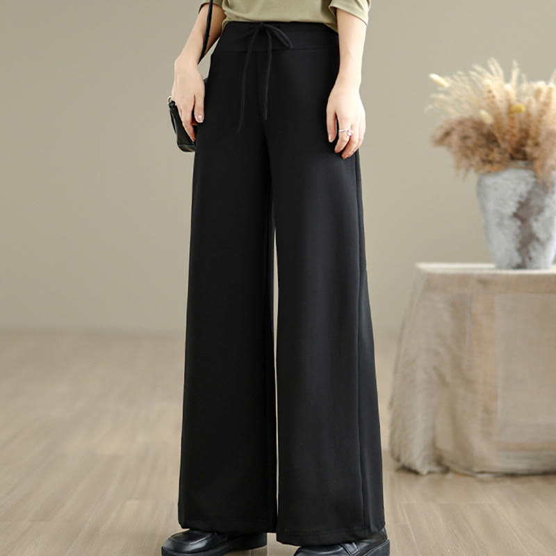 Tactile Cotton-Blend Wide-Leg Mindful Meditation Pants